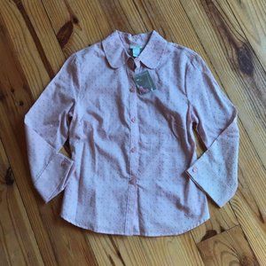5/$25 NWT Anthro Odille Lilac Button down Shirt
